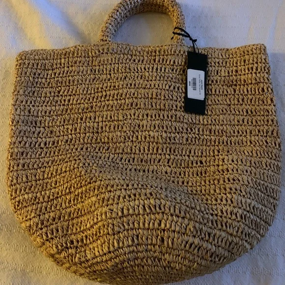 Jenni Kayne Tan Woven Tote Bag - Picture 2 of 8